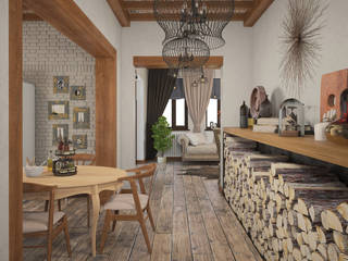 Шале, room4life room4life Mediterranean style dining room