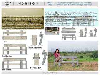 Eco Bench Competition - Biodiversity Park, Aravali Range Gurgaon, Horizon Design Studio Pvt Ltd Horizon Design Studio Pvt Ltd