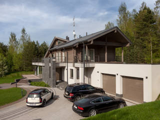 дом в Токсово, de.studio de.studio Scandinavian style houses