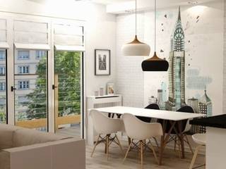nowoczesne mieszkanie , Artenova Design Artenova Design Modern Yemek Odası
