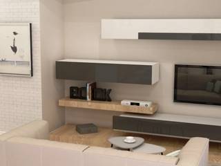 nowoczesne mieszkanie , Artenova Design Artenova Design Modern Oturma Odası