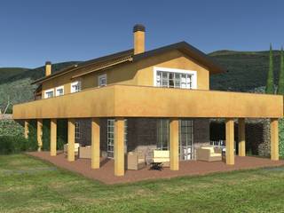Elaborazione grafica 3d di esterni, DAM Render 3d DAM Render 3d Casas de estilo clásico