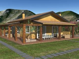 Elaborazione grafica 3d di esterni, DAM Render 3d DAM Render 3d Classic style houses