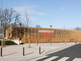 Un gymnase à Marne la Vallée, ateliers d'architecture JPB ateliers d'architecture JPB Commercial spaces
