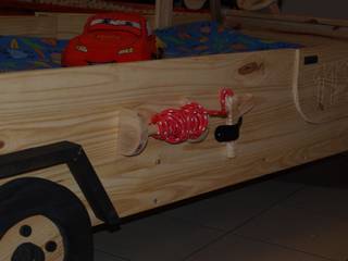 ​Super unikatowe łóżeczko drewniane - STRAŻ POŻARNA , Eko Bracia Eko Bracia غرفة الاطفال