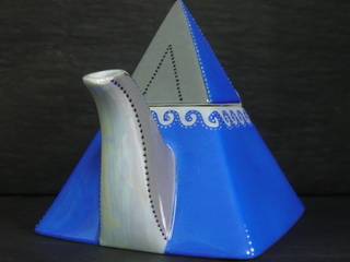 Théière pyramide porcelainement-votre Cuisine moderne Couverts, vaisselle et verrerie