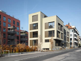 Mehrfamilienhaus Haldenstrasse, Leuppi & Schafroth Architekten Leuppi & Schafroth Architekten Modern Evler