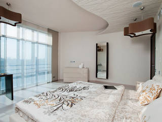 Дизайн квартиры "Квартира для современной семьи" , Samarina projects Samarina projects Minimalistische Schlafzimmer
