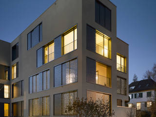 Mehrfamilienhaus Haldenstrasse, Leuppi & Schafroth Architekten Leuppi & Schafroth Architekten Modern Evler