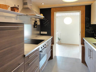 Cuisine IKEA bois et moderne, CosyNEVE (Amandine REVEL) CosyNEVE (Amandine REVEL) Modern kitchen