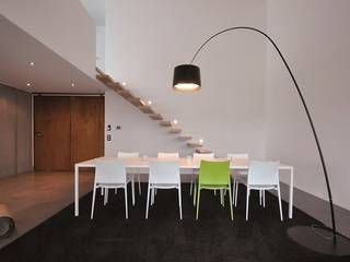 Haus D - Stutensee, lc[a] la croix [architekten] lc[a] la croix [architekten] Minimalist dining room