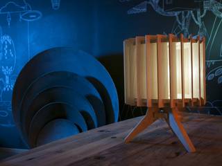 Lampen serie Lamel, Samosa 'Ontwerp op Maat' Samosa 'Ontwerp op Maat' 现代客厅設計點子、靈感 & 圖片