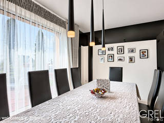 apartament Majdan Stary, Auraprojekt Auraprojekt Modern Dining Room