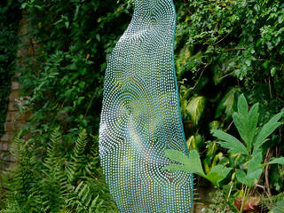 Stream, Lisa Pettibone Glass Artist Lisa Pettibone Glass Artist Jardines de estilo moderno