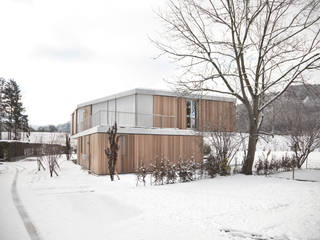 Doppeleinfamilienhaus im Hummel Zürich, Leutwyler Partner Architekten AG Leutwyler Partner Architekten AG Nhà