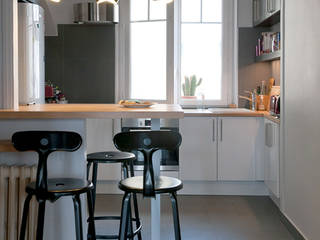 Appartement à Colombes, ATELIER 105 - Carthagéna Virginie ATELIER 105 - Carthagéna Virginie Modern style kitchen