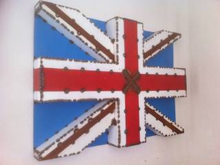 Decor mural métal Union Jack, FER et REFER FER et REFER その他のスペース