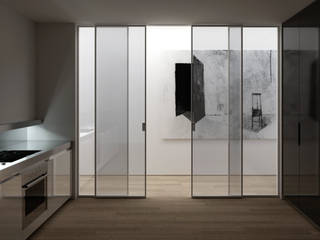 MODO, MOVI ITALIA SRL MOVI ITALIA SRL Weitere Zimmer Glas Metallic/Silber