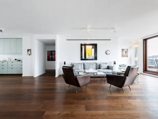 ÁTICO LOFT TK, RM arquitectura RM arquitectura Scandinavian style living room