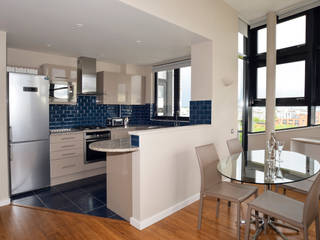 Docklands Apartment, Cathy Phillips & Co Cathy Phillips & Co Cozinhas modernas