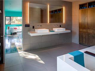 West Lake Hills Residence, Specht Architects Specht Architects Modern Bathroom