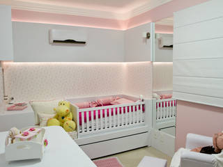 E&A.S - 2012 - Dormitório Bebê, Kali Arquitetura Kali Arquitetura Quartos de criança modernos
