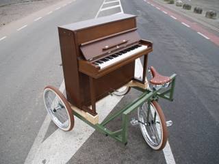 The Freewheeler Pianobike, BRINKHAUS fietsen BRINKHAUS fietsen Endüstriyel Bahçe