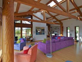Hillside Farm, DUA Architecture LLP DUA Architecture LLP Modern Living Room