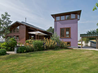 Hillside Farm Exterior Three DUA Architecture LLP Moderne Häuser