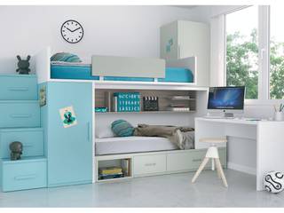 homify Moderne kinderkamers Bedden en wiegen