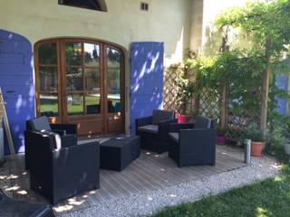 Terrasse ombragée L'Oeil DeCo Maisons modernes