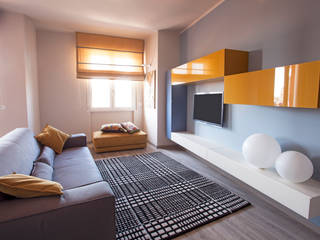 ATTICO PRIVATO, alessandra braida alessandra braida Modern living room