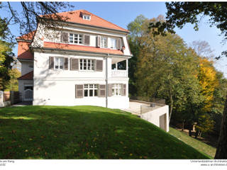 Historische Villa mit raffiniertem Neubau, Unterlandstättner Architekten Unterlandstättner Architekten Klasyczne domy