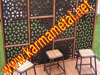 KARMA METAL-Cnc Lazer Kesim Ferforje Modelleri Ve Kapı,Korkuluk,Panel,Cephe Tavan Desenleri, KARMA METAL KARMA METAL Giardino interno