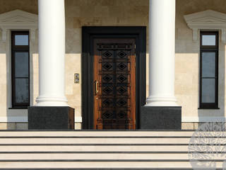 Входные двери из дуба, Lesomodul Lesomodul Дома в классическом стиле