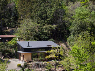 森林公園の家, HAN環境・建築設計事務所 HAN環境・建築設計事務所 Case moderne Legno Effetto legno