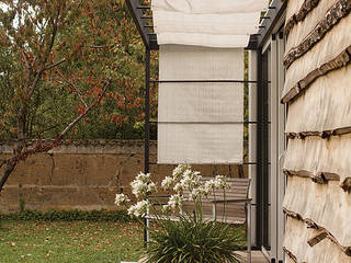 Studio jardin, .oboo-outdoor .oboo-outdoor Balcon, Veranda & Terrasse modernes