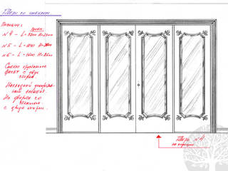 Двери в стиле арт-деко, Lesomodul Lesomodul Кухня в классическом стиле