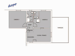 New look per un appartamento di 70 mq a Terni, EFFEtto Home Staging EFFEtto Home Staging منازل