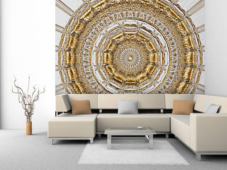 Palazzo, Mowade Mowade 클래식스타일 벽지 & 바닥 황색 / 골드