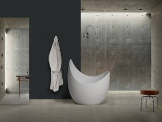 Lunetta (designer Cosetta Muggianu), CRISTALPLANT CRISTALPLANT Modern bathroom