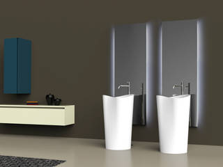 Fe-Man (designer Leonardo Mercurio), CRISTALPLANT CRISTALPLANT Bagno moderno