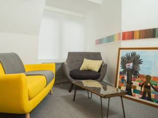 Bread PR Office Design, lara stancich interior design lara stancich interior design Powierzchnie handlowe