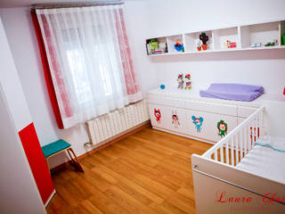 HABITACIÓN JUVENIL CHICA, LA ALCOBA LA ALCOBA Dormitorios infantiles modernos: