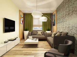 гостиная, Eclectic DesignStudio Eclectic DesignStudio Living room