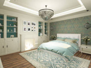 спальня, Eclectic DesignStudio Eclectic DesignStudio Kamar Tidur Klasik