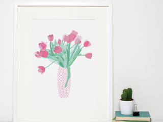 Modern Floral Art Prints, Sweet Oxen Sweet Oxen Otros espacios