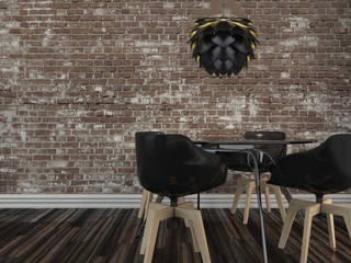 Silvia Black & Gold by Vita Living, ANCHOVI ANCHOVI Modern living room