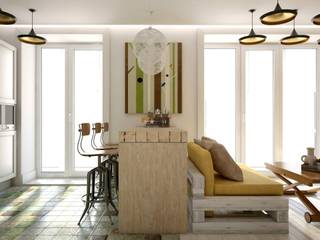 48 метров уюта, YOUR PROJECT YOUR PROJECT Industrial style living room
