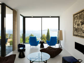 Maison Blanche, nesso nesso Mediterranean style living room